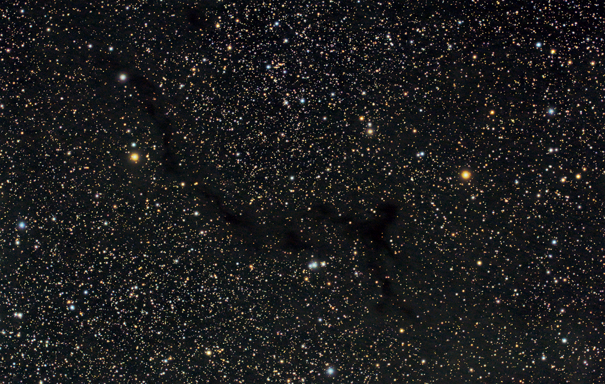 La nebulosa B 150 in Cefeo