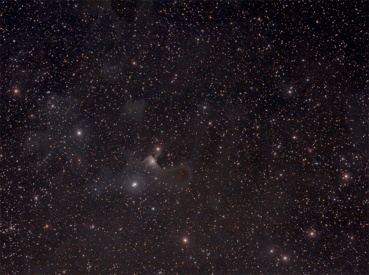 La nebulosa Sh2-136 (Vdb 141) in Cefeo