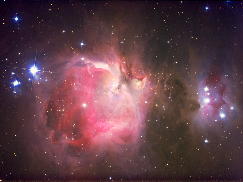 Le nebulose M42 e m43 in Orione