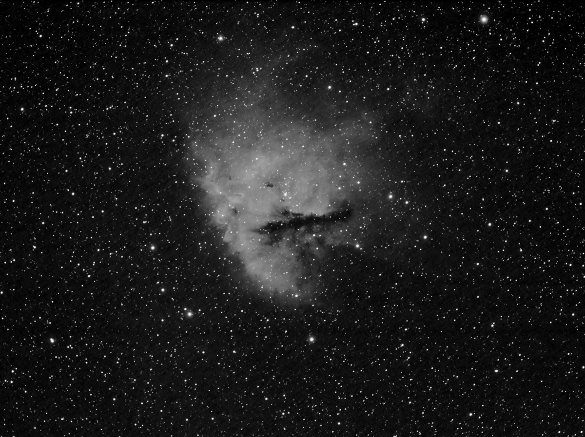 La nebulosa NGC281 - Pacman - in Cassiopeia in Halfa