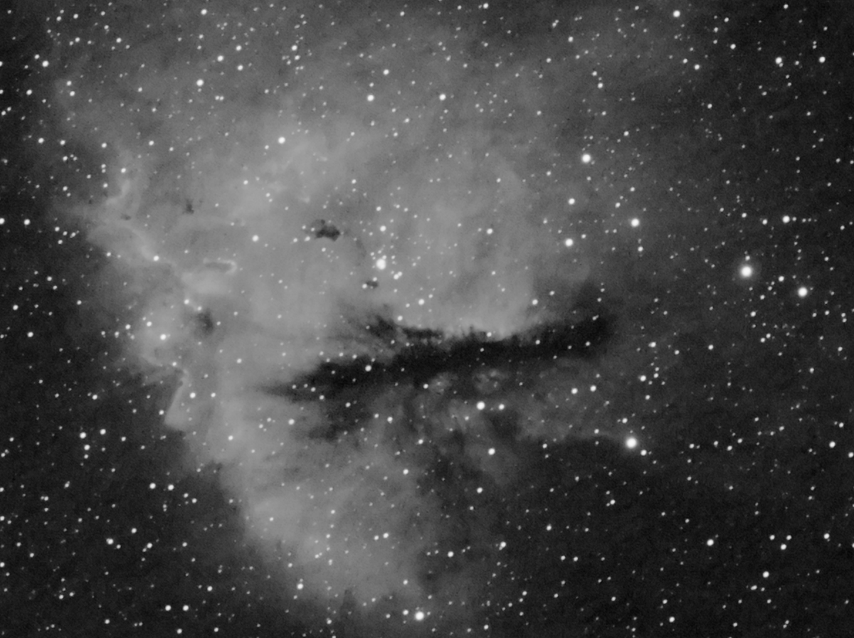 La nebulosa NGC281 - Pacman - in Cassiopeia in Halfa