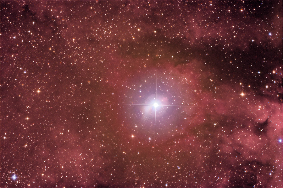 Le nebulosit attorno a gamma Cygni