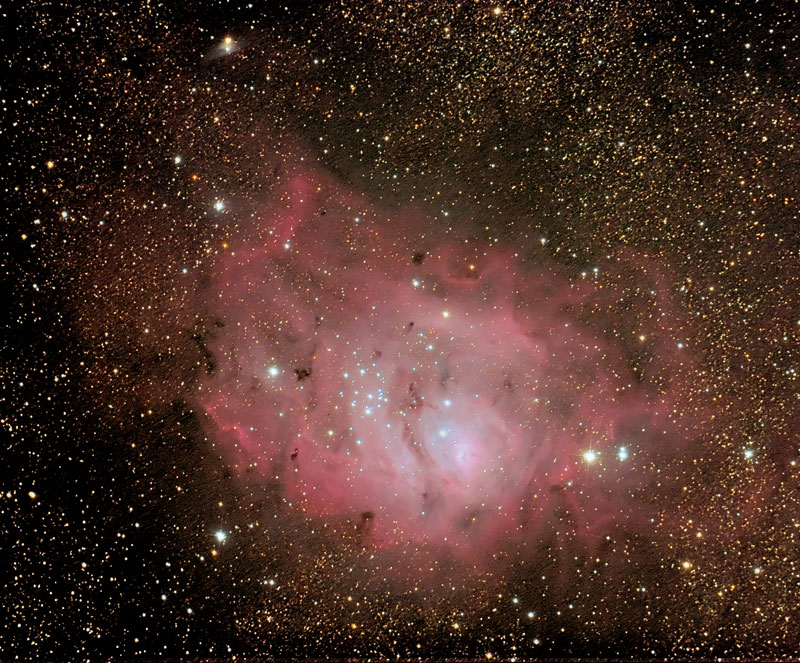 La nebulosa M8 nel Sagittario - 15 x 240"