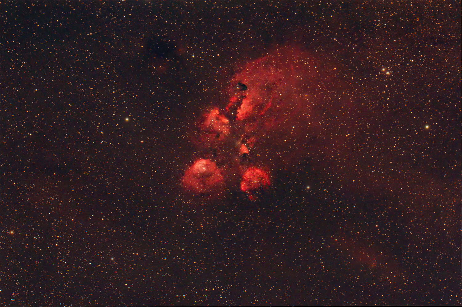 La Nebulosa zampa di gatto nello Scorpione