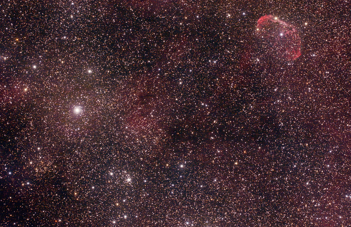 La Nebulosa Crescent e le zone limitrofe