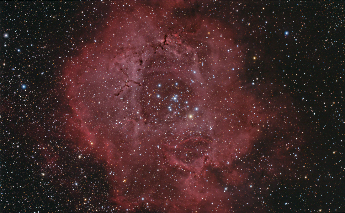 La nebulosa Rosetta nell'Unicorno
