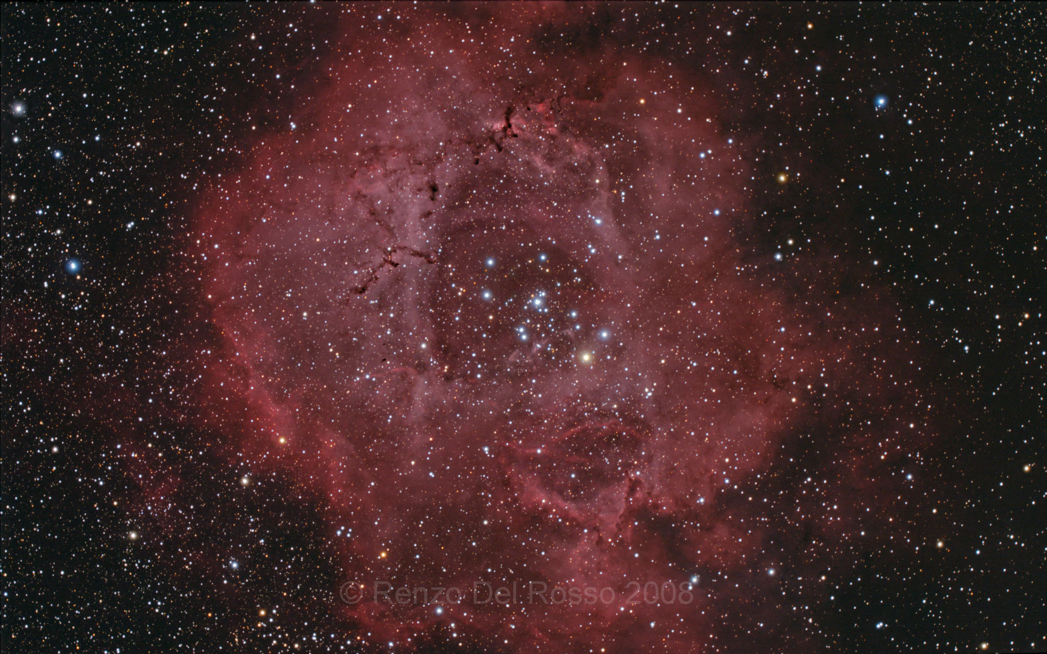 La nebulosa Rosetta nell'Unicorno